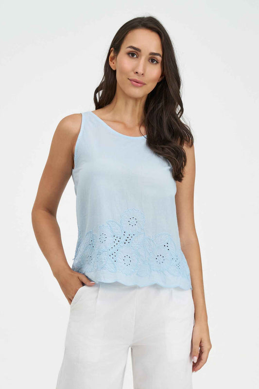 Women's Woven Sleeveless Top