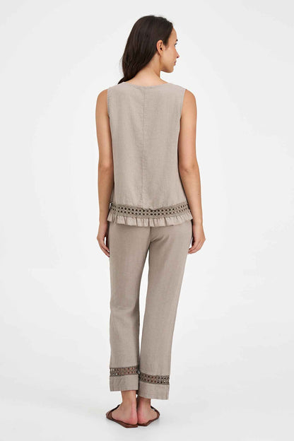Women's Woven Sleeveless Top