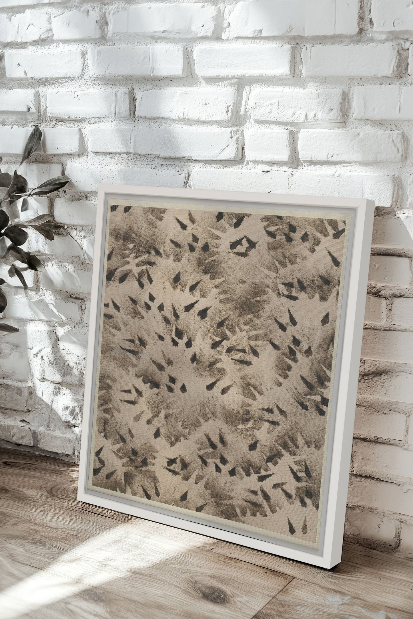 GRAIN D'OMBRE, Werk auf gespannter Leinwand