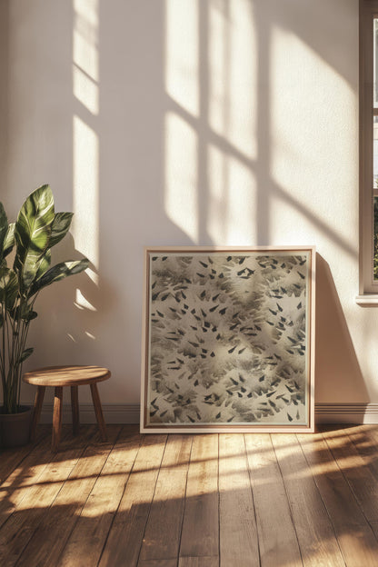 GRAIN D'OMBRE, Werk auf gespannter Leinwand