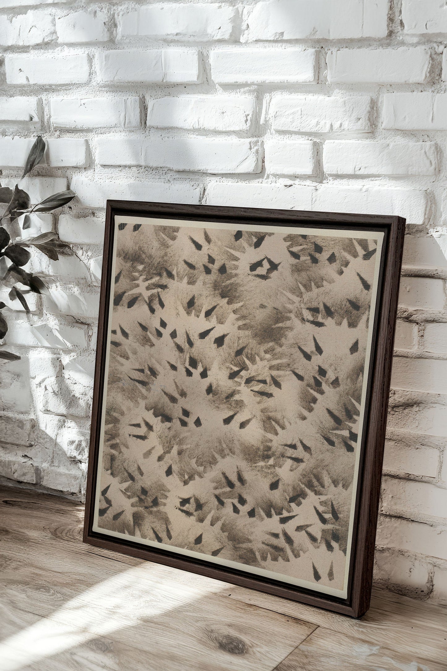 GRAIN D'OMBRE, Werk auf gespannter Leinwand