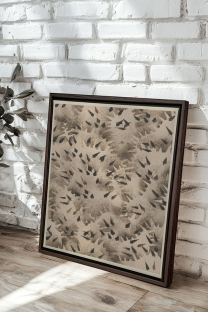 GRAIN D'OMBRE, Werk auf gespannter Leinwand