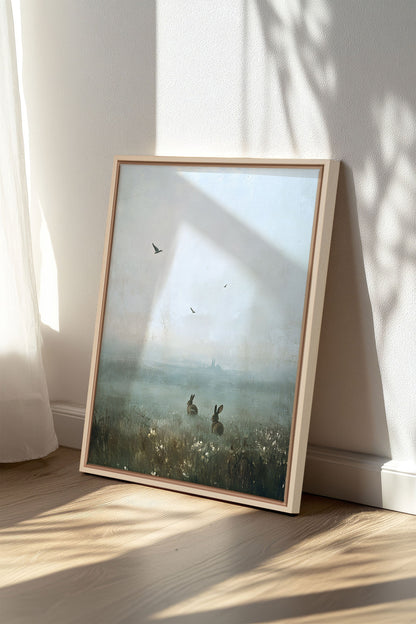 Verzaubertes Erwachen, Werk auf gespannter Leinwand