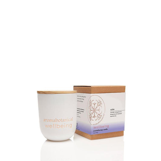 Kleine ruhige Kerze mit Lavendel & Bergamotte für Gelassenheit von Aromabotanical