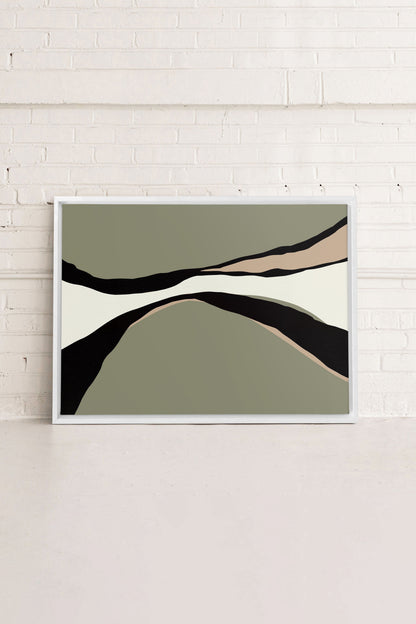 CAMO MODERNE, Mischtechnik auf Leinwand