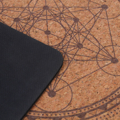 Natural Rubber Cork Yoga Mat – Eco-Friendly Non-Slip Fitness Mat