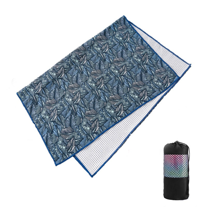 Tie-Dye Yoga Blanket – Wide Yoga Mat Pad Towel & Exercise Drape