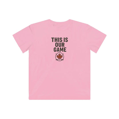 This Is Our Game Youth T-Shirt – Canadian Maple Leaf Tee