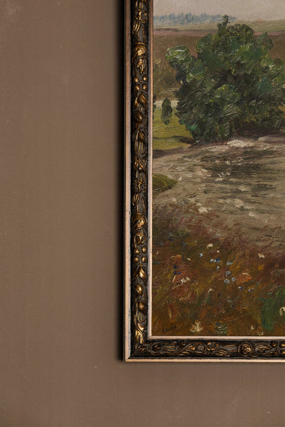 SANFTE FRÜHLING, VINTAGE-RAHMEN BRONZE