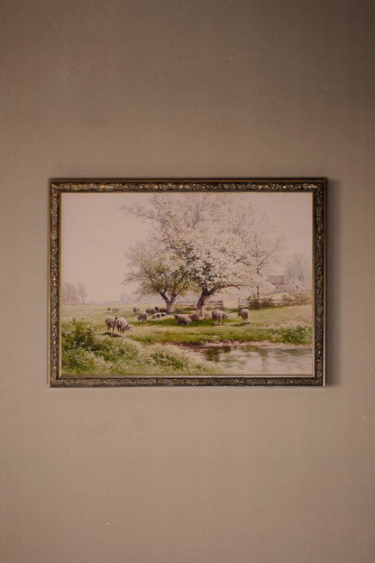 BLUMENFELDER, BRONZEFARBENER VINTAGE-RAHMEN