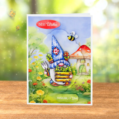 The Garden Gnomes Card Making Kit