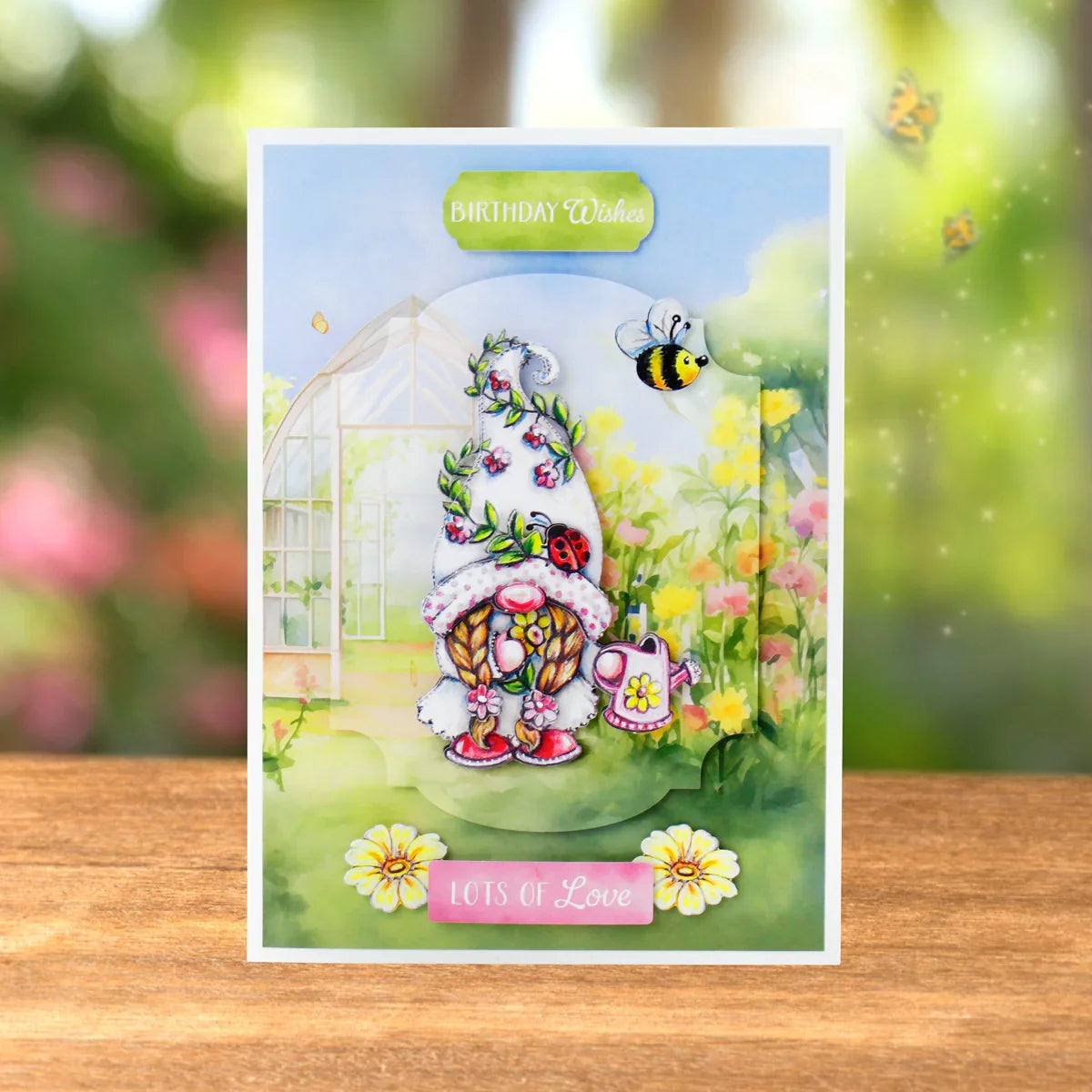 The Garden Gnomes Card Making Kit