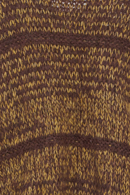 Women's Knit Color-Block Open Cardigan with Long Sleeves