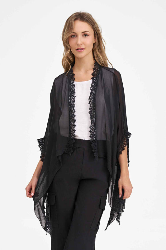 Women's Woven Cardigan