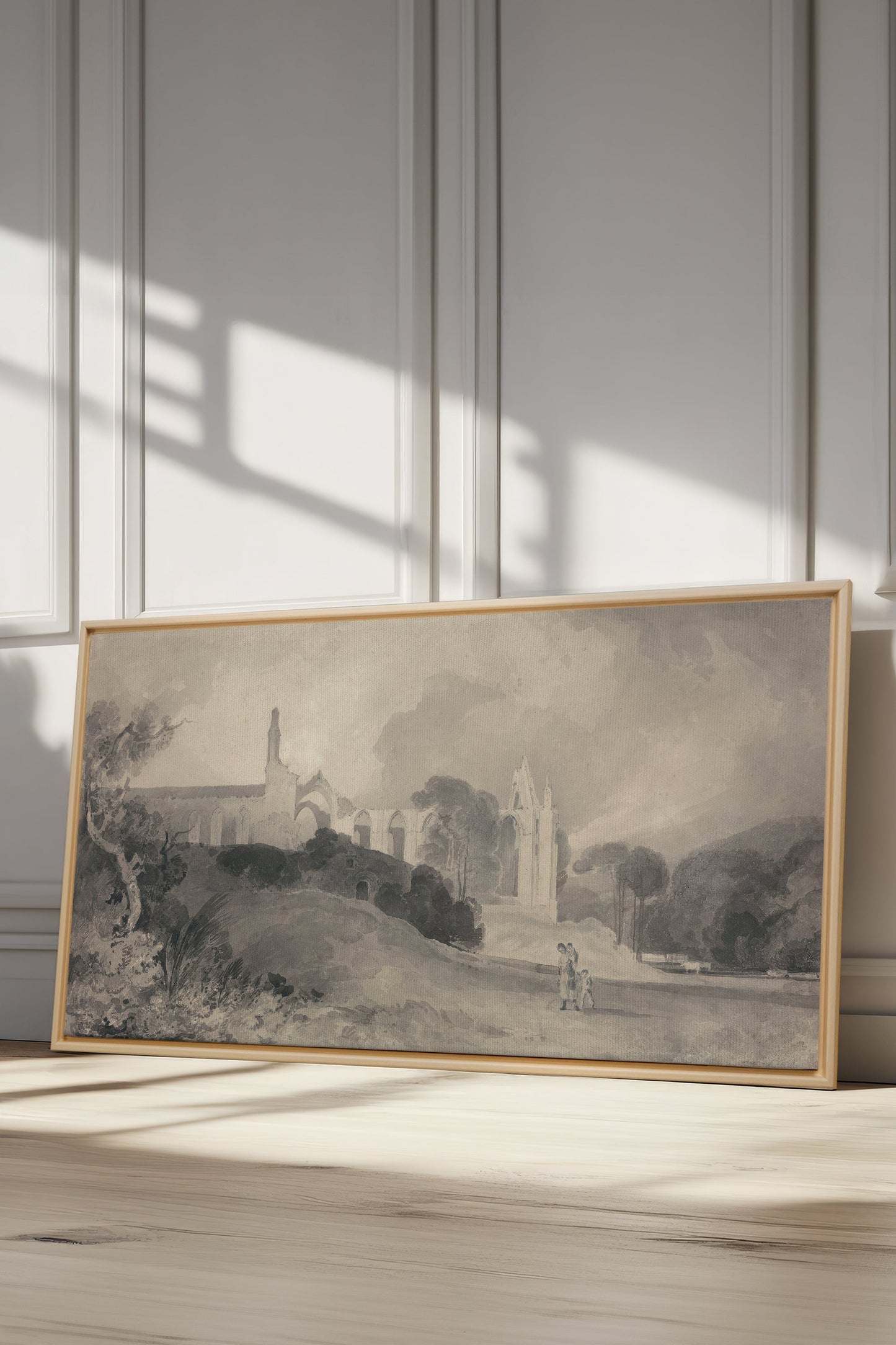 VERHÜLLTE SPUREN, Werk auf gespannter Leinwand