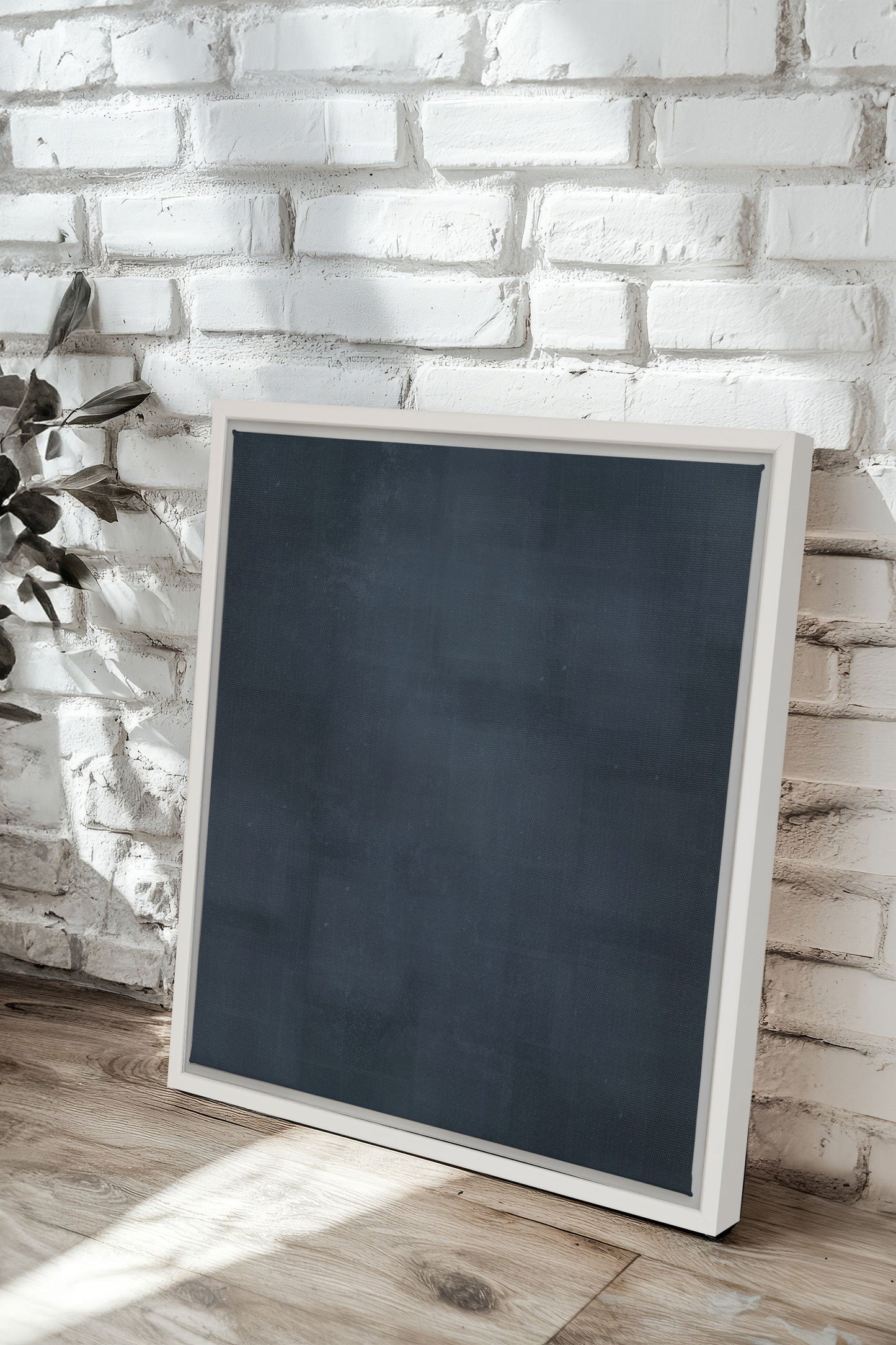 BLAUE DÄMMERUNG, Werk auf gespannter Leinwand