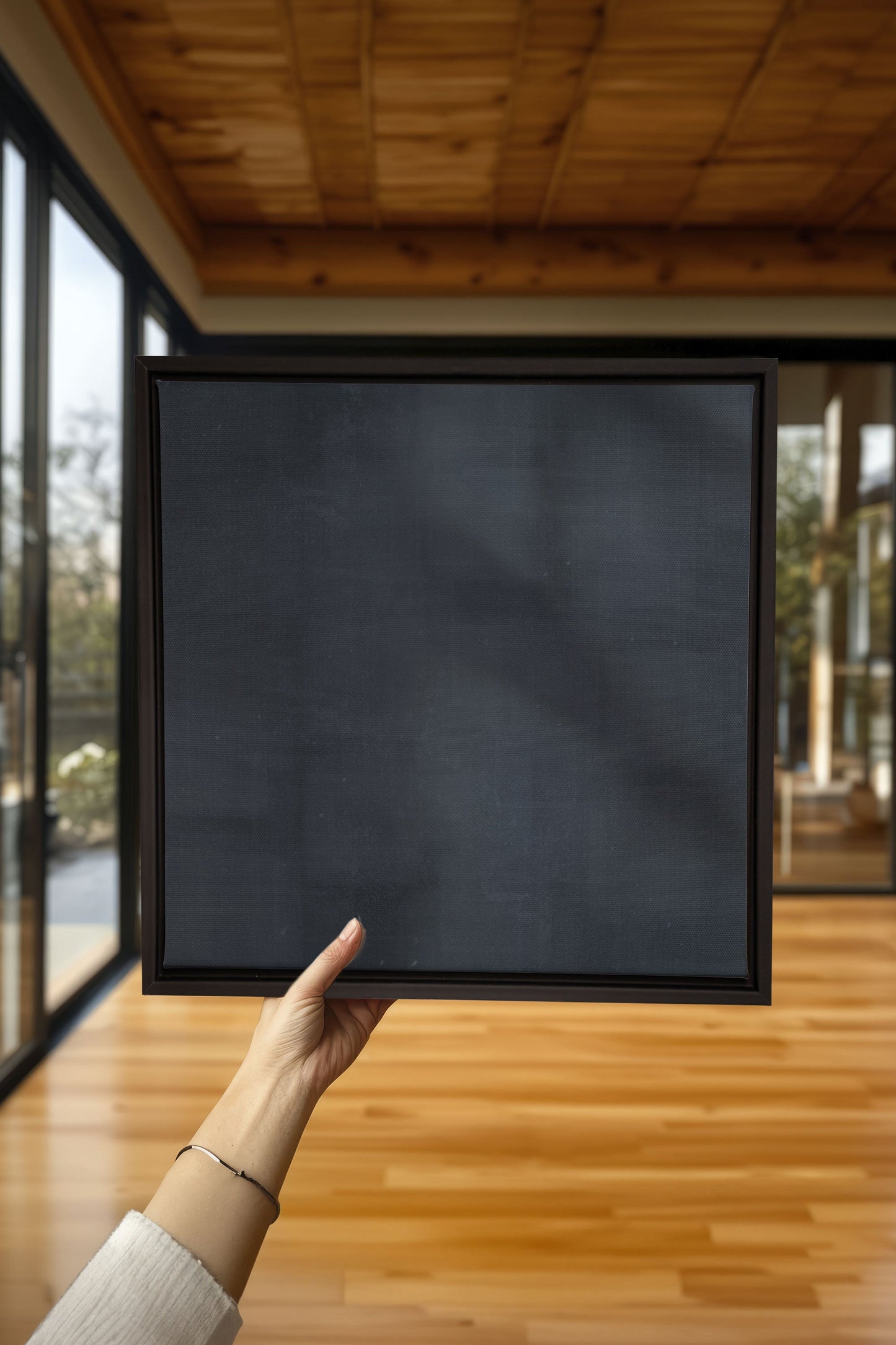 BLAUE DÄMMERUNG, Werk auf gespannter Leinwand