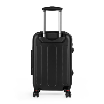 Tropical Leaf Carry-On Suitcase — Colorful Palm Print Travel Luggage