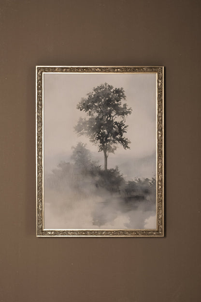 FOG SILENCE, SILVER VINTAGE FRAME