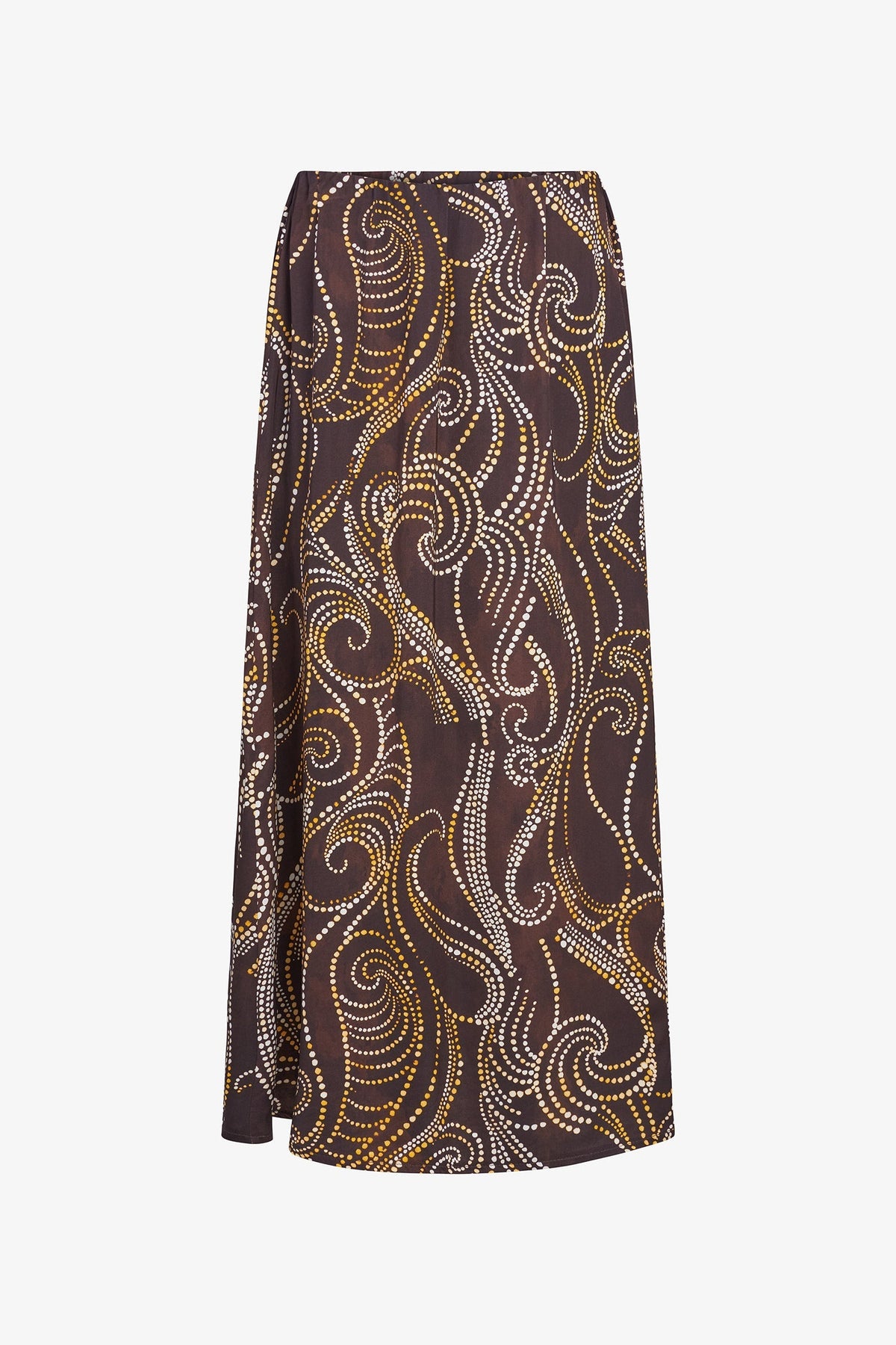 Women's Printed Woven Pull-On Flowing Skirt