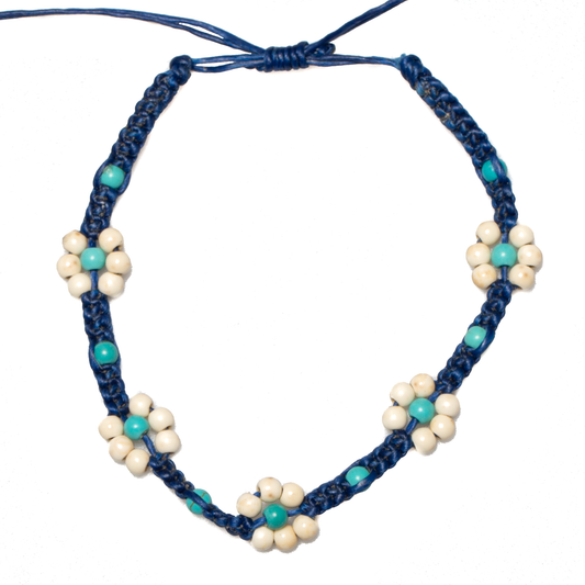 Flower Bead Anklet