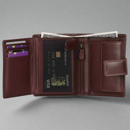 MET Men's Fashion Leather Wallet