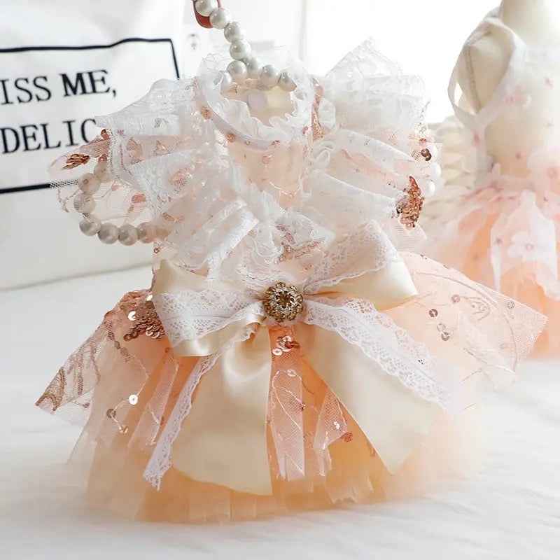 Sweet Sequin Dog Dress | Party Outfit