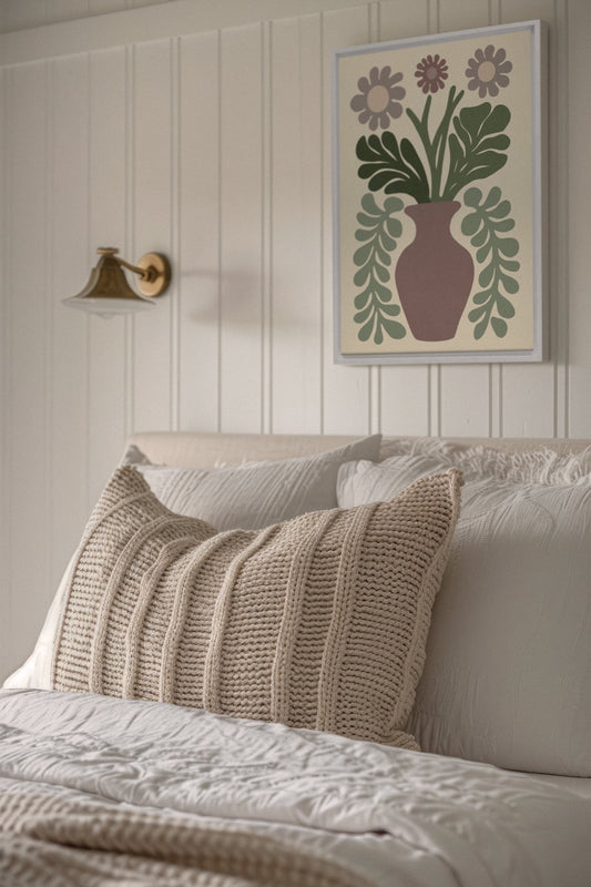 CHIC FLORAL, Kunstwerk auf gespannter Leinwand