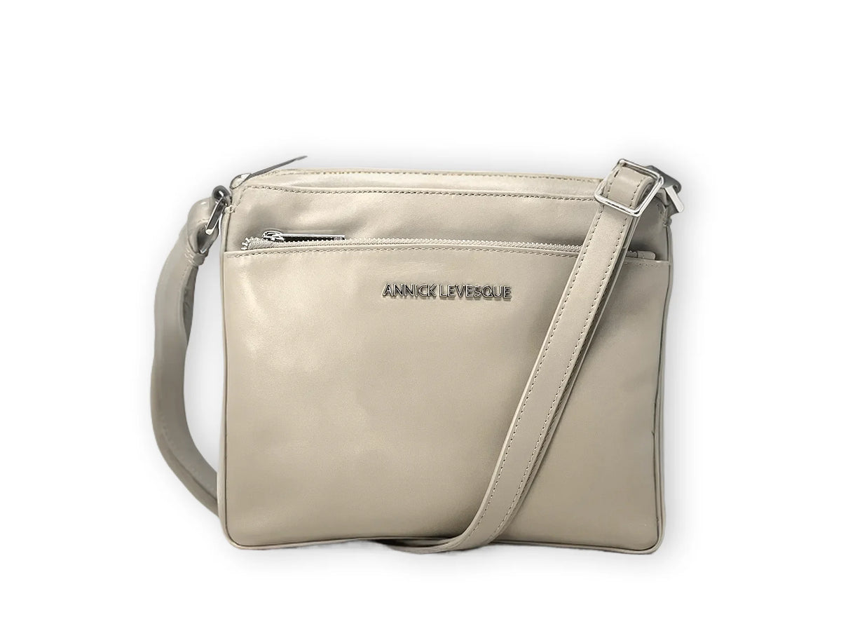 Sac à bandoulière "Crossbody" champagne | Gisèle petit