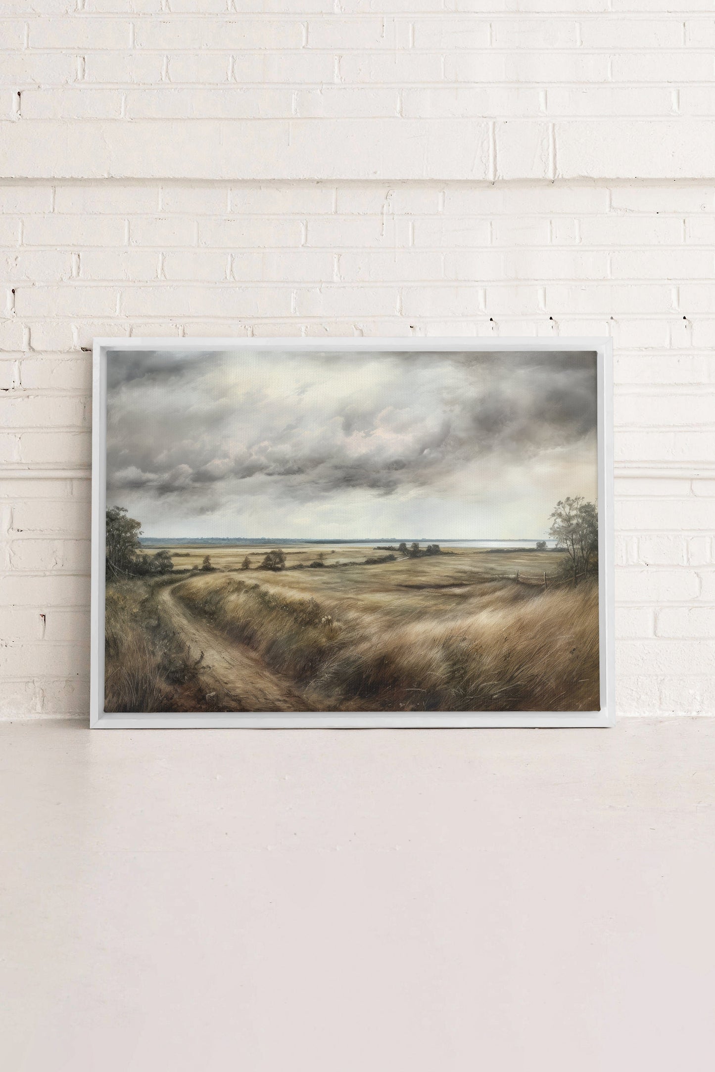 LAUNISCHE BRISEN, Kunstwerk auf gespannter Leinwand