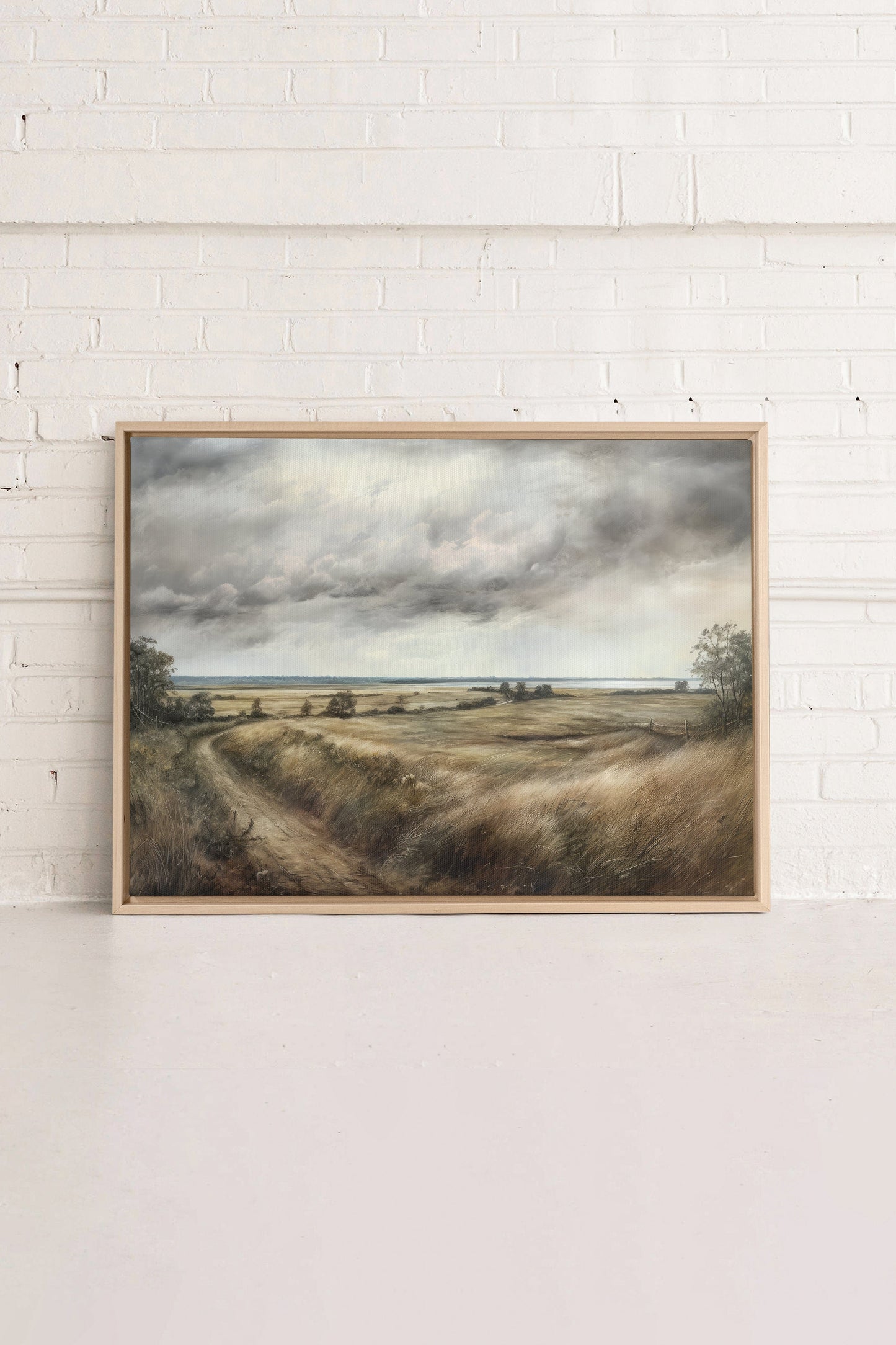 LAUNISCHE BRISEN, Kunstwerk auf gespannter Leinwand
