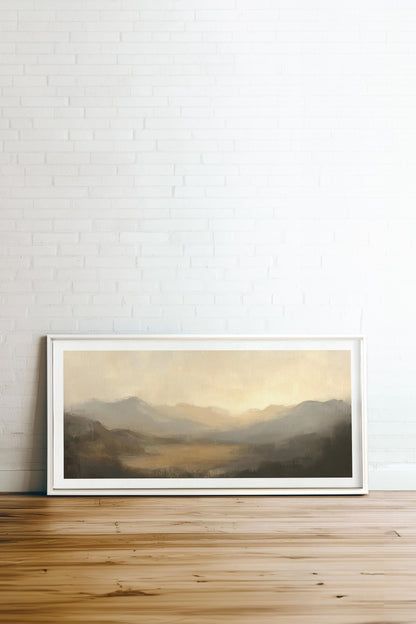SOFT GLOW, Artwork on stretched canvas