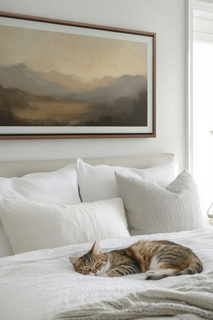 SOFT GLOW, Artwork on stretched canvas