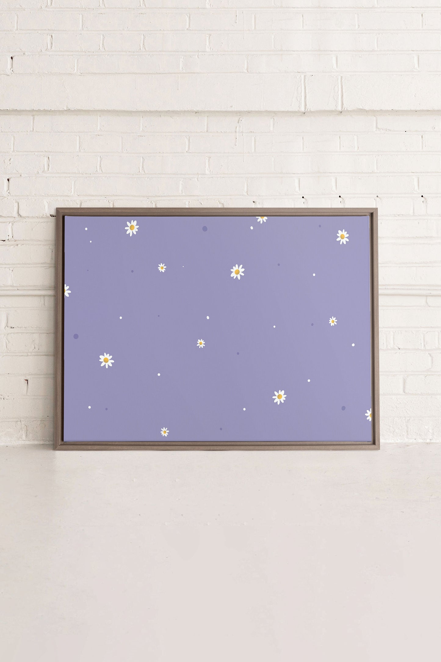 FLEURS DE LUNE, Oeuvre sur toile étirée