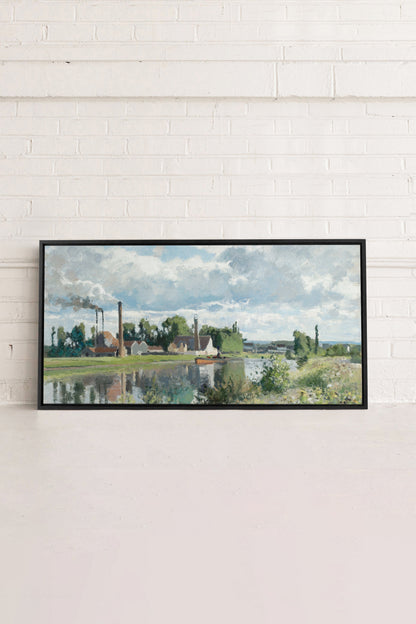 DIE OISE, Auf gespannter Leinwand, Öl