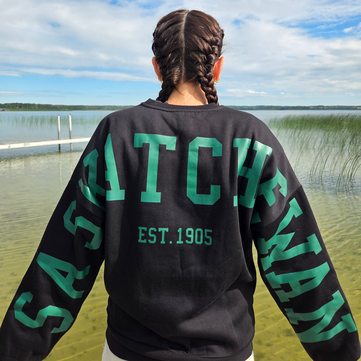 Saskatchewan Back Unisex Crewneck