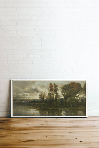DARK SERENITY, Werk auf gespannter Leinwand