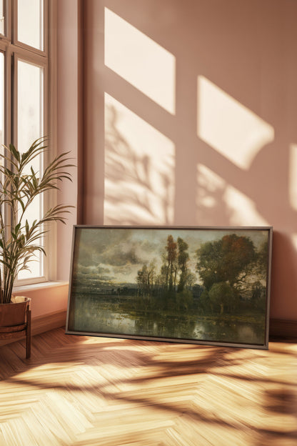 DARK SERENITY, Werk auf gespannter Leinwand