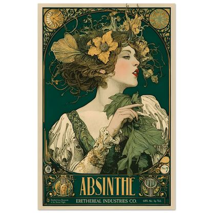 L’Absinthe d’Ombre - Poster & Framed Print