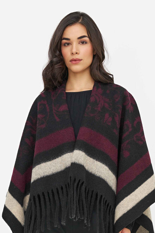 Women's Woven Poncho