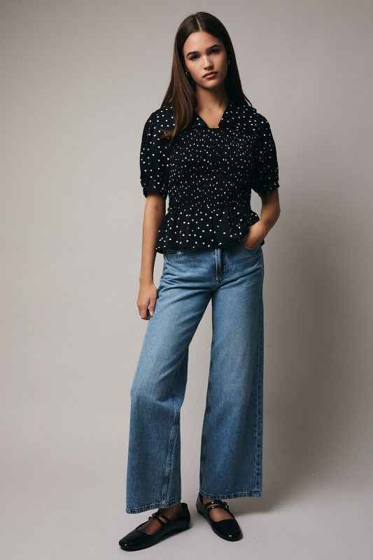 Clara Dot Blouse