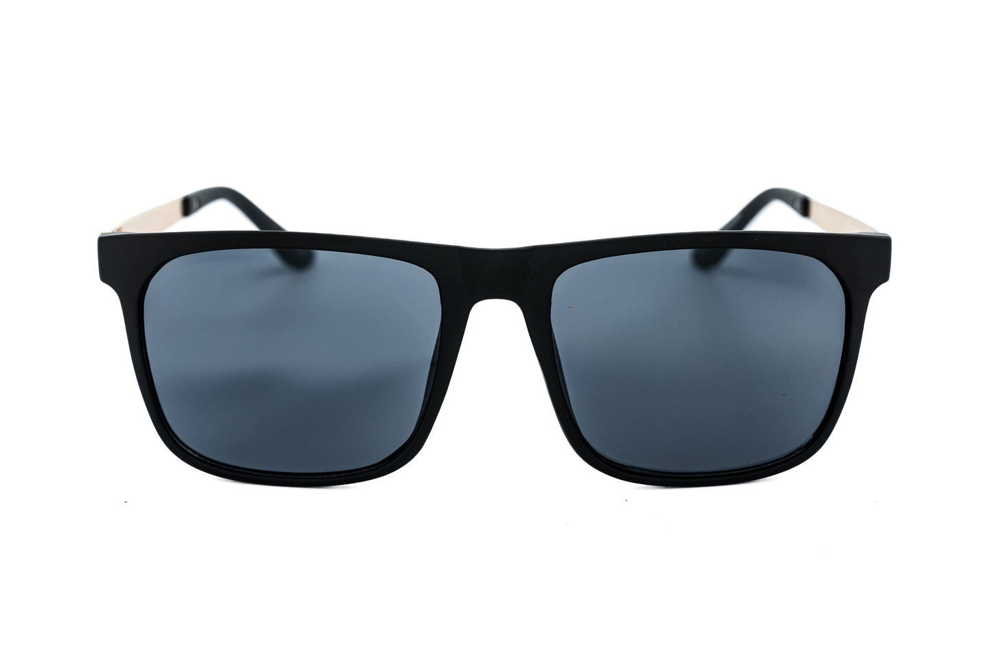 Soren – Matte Black & Gold Square Sunglasses | Bolero Eyewear