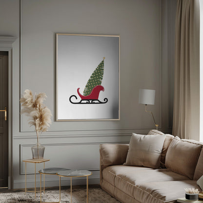 Wall art Let's go (gold)