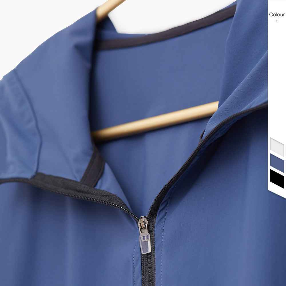 Women’s Hooded Loose Fit Gym Suit – Close Lock Zipper Activewear Set