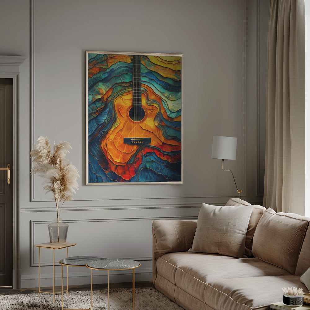 Music Guitar 6 Canvas Print