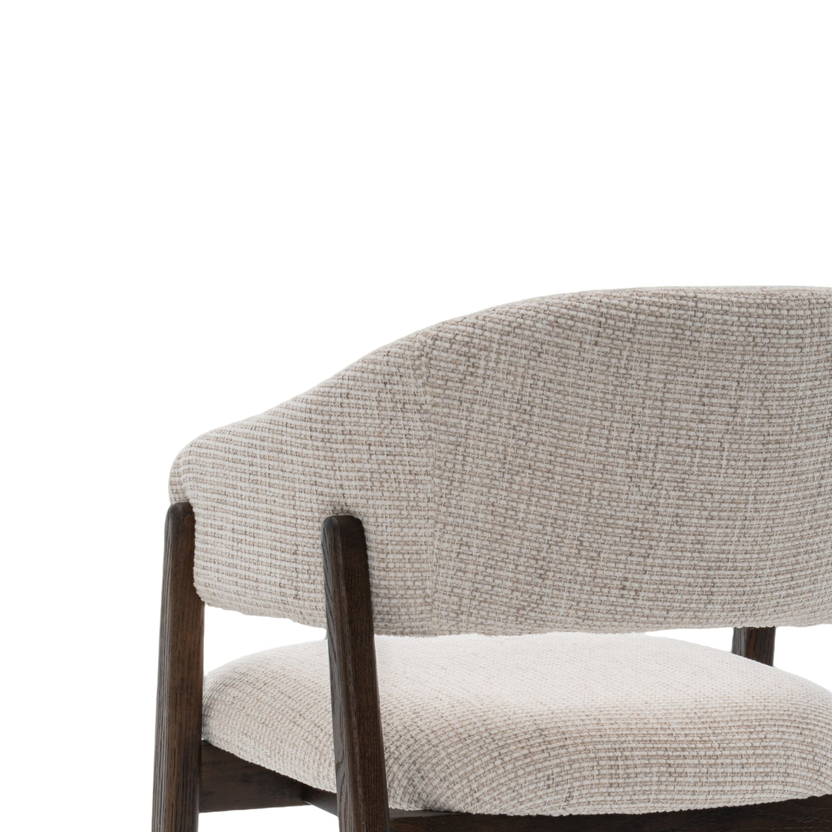 Fiol Dining Chair – Beige Upholstery & Dirty Oak Wood Frame