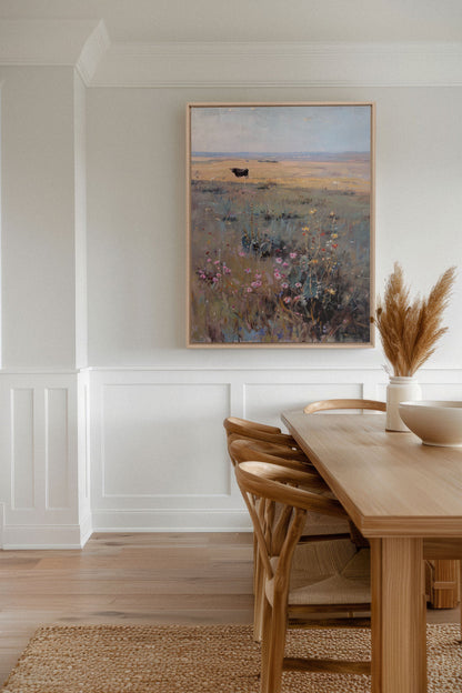 RAINBOW FIELD, Mischtechnik auf Leinwand