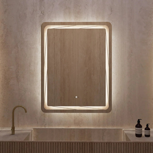 28"x36" / 32"x38" LED Bathroom Mirror, Anti-Fog, CRI 90+, Dimmable