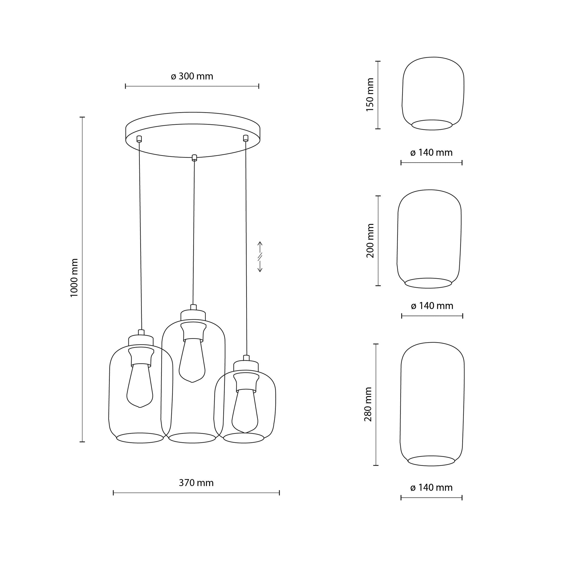 Marco Mid-Century Modern Pendant Lamp 3 - AURABAGS SHOP