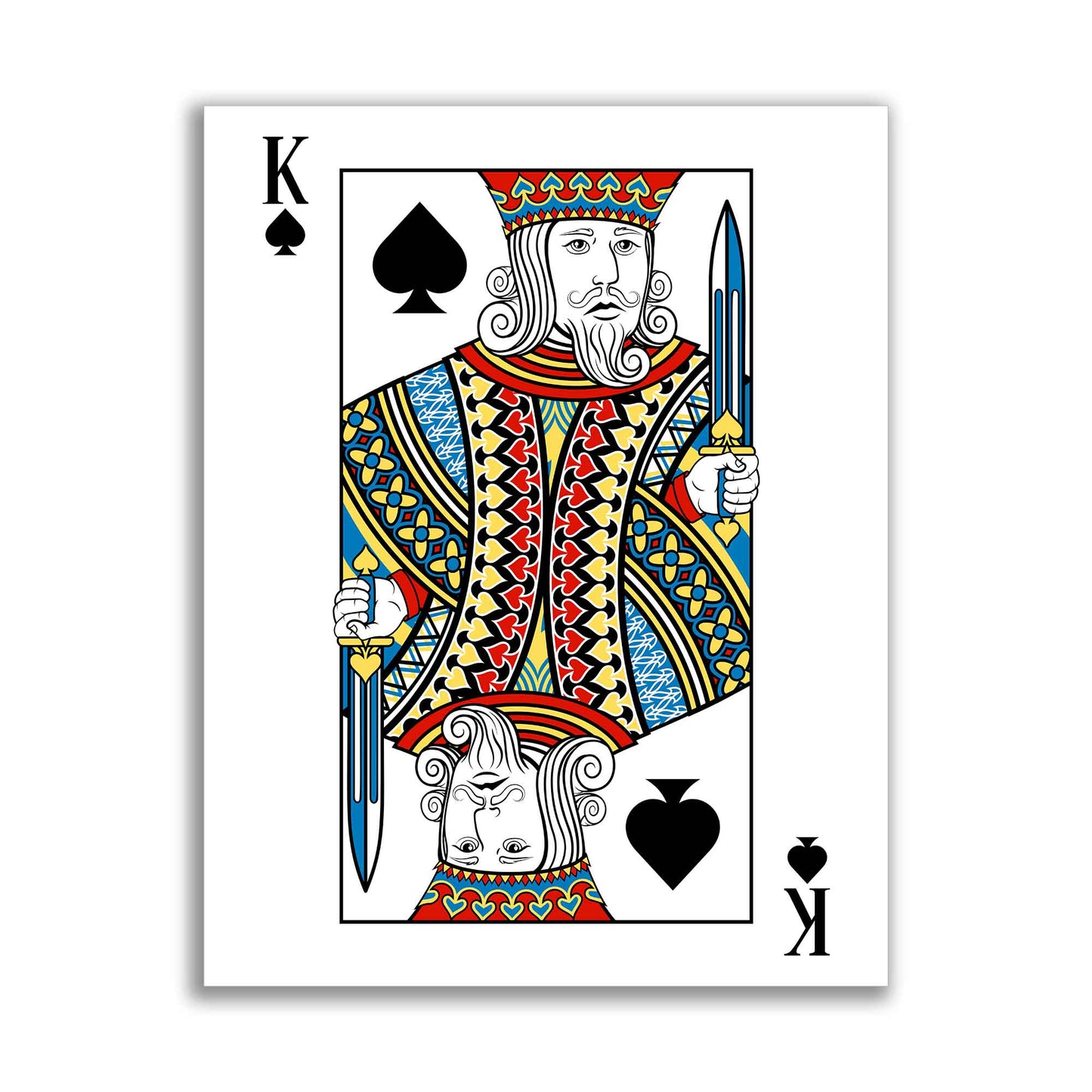 Leinwandbild "King of Spades" 36" x 48" 3648-045